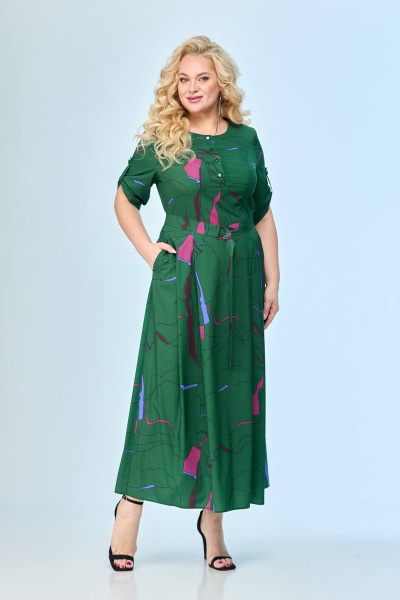 Платье TrikoTex Stil 1716 зелень - фото 1