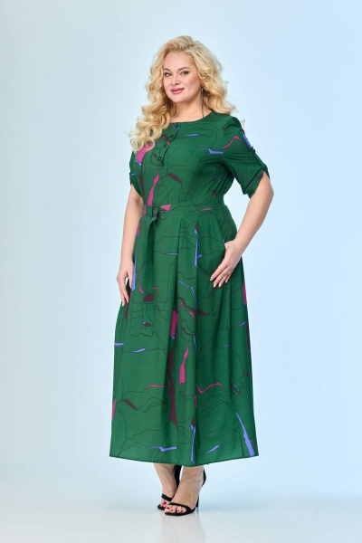 Платье TrikoTex Stil 1716 зелень - фото 2