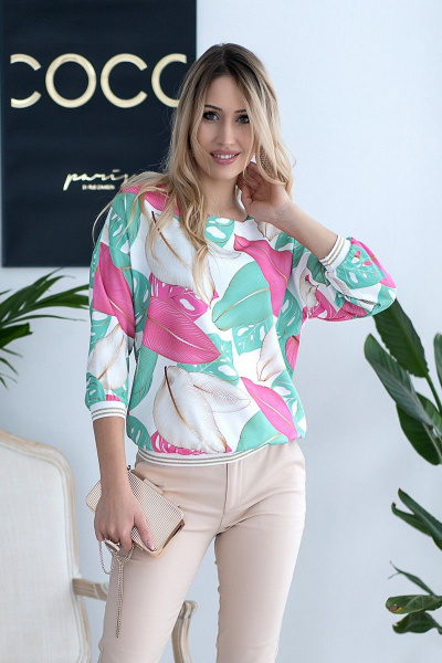 Блуза Nika.PL 03013 розовый - фото 1