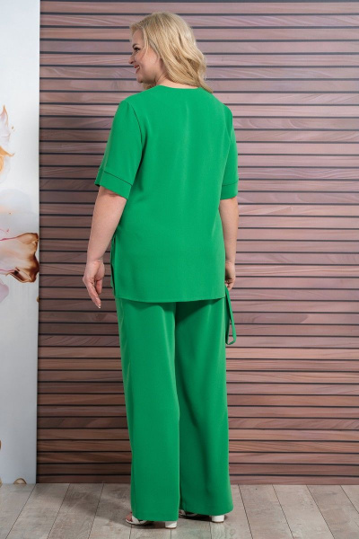 Блуза, брюки Alani Collection 1836 зеленый - фото 7