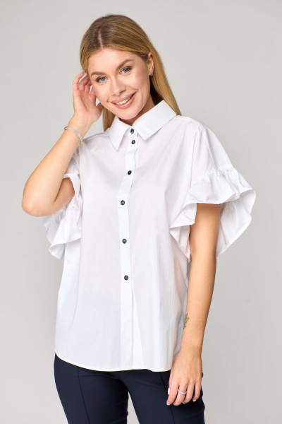 Рубашка Talia fashion 393 белый - фото 1