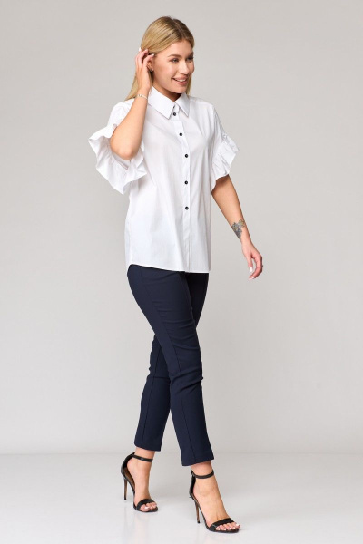 Рубашка Talia fashion 393 белый - фото 13