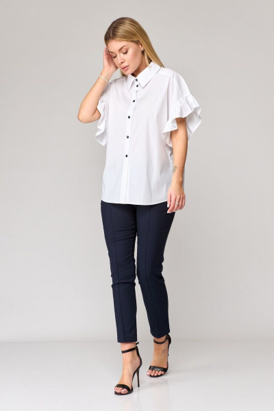 Рубашка Talia fashion 393 белый - фото 8