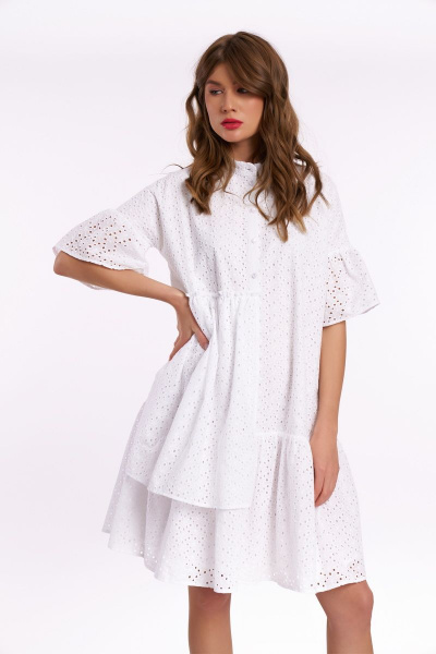 Платье KaVaRi 1039.1 белый - фото 7