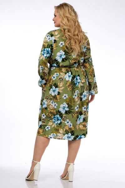 Платье Celentano 5002.2 оливковый - фото 7
