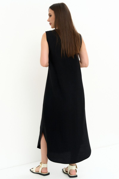 Блуза, платье Магия моды 2263 беж_черный - фото 8