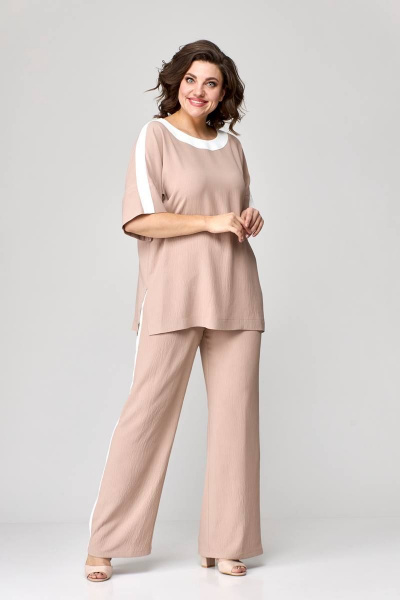 Блуза, брюки Danaida 2163 розово-бежевый - фото 1