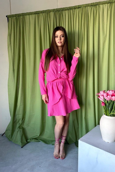 Рубашка, юбка AURA of the day 9157 розовый - фото 4