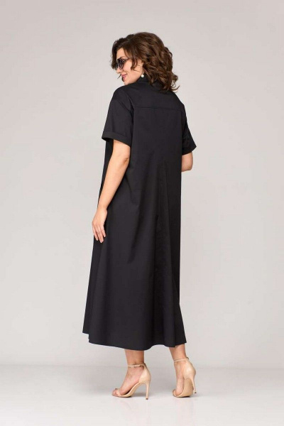 Платье EVA GRANT 7107 черный - фото 5