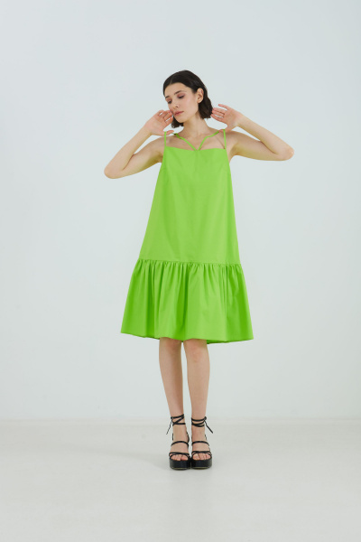 Платье Elema 5К-12571-1-164 лимон - фото 4