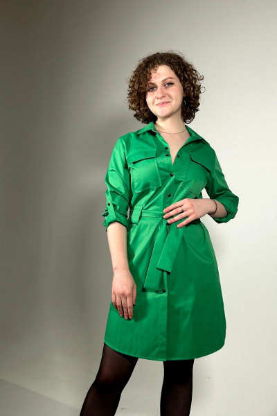 Платье Lady Smile 101 зеленый - фото 2