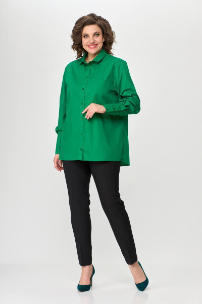 Рубашка Avenue Fashion 0301-2 ярко-зеленый - фото 1