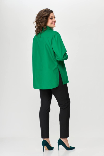 Рубашка Avenue Fashion 0301-2 ярко-зеленый - фото 3