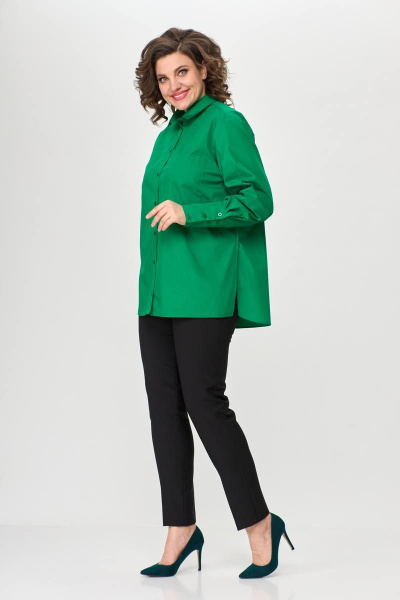 Рубашка Avenue Fashion 0301-2 ярко-зеленый - фото 2