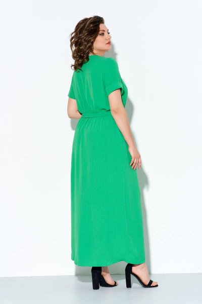 Платье IVA 1278 зеленый - фото 3