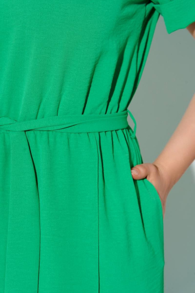 Платье IVA 1278 зеленый - фото 5