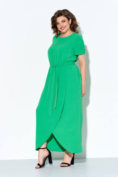 Платье IVA 1278 зеленый - фото 2