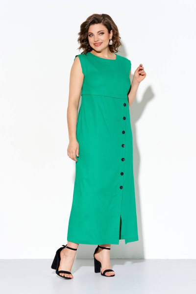 Платье IVA 928 зеленый - фото 2