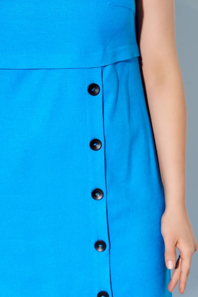 Платье IVA 928 голубой - фото 6