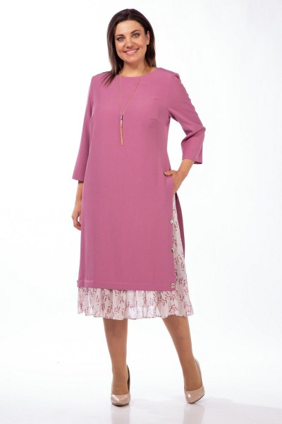 Платье Милора-стиль 758/1 розовый - фото 1
