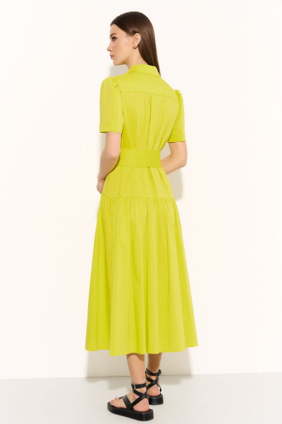 Платье DiLiaFashion 0755 лимонный - фото 3