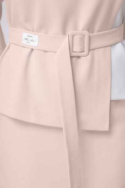 Блуза, юбка Мишель стиль 1067-5 пудра - фото 9