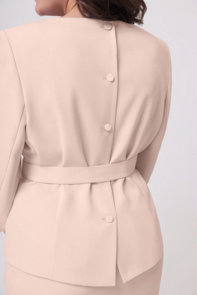 Блуза, юбка Мишель стиль 1067-5 пудра - фото 8