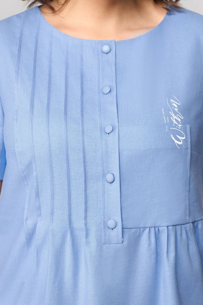 Платье Мишель стиль 1115 голубой - фото 9