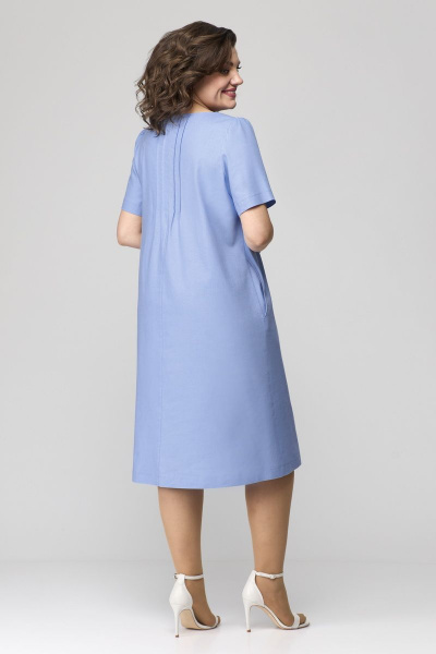 Платье Мишель стиль 1115 голубой - фото 2