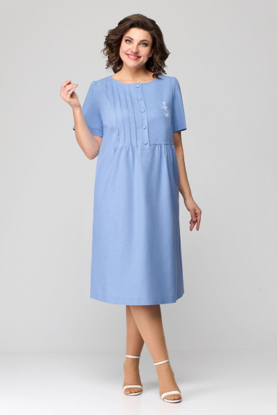 Платье Мишель стиль 1115 голубой - фото 1