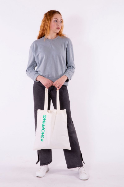 Шопер 8 Марта 15980 молоко-зеленый_shopping - фото 1
