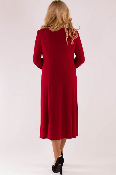 Платье Diomel 459 бордовый - фото 3