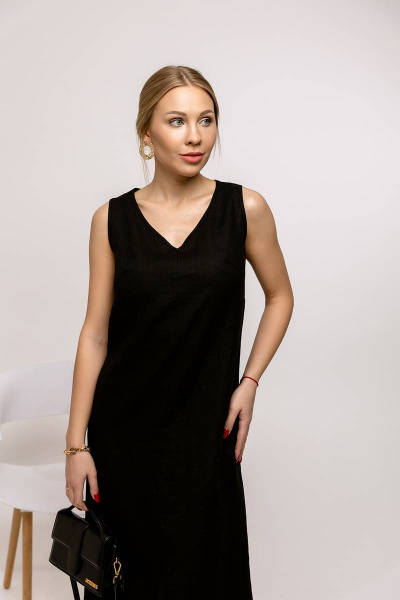 Платье Romgil 124ЛЛТК черный - фото 4