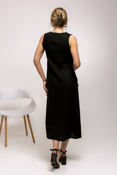Платье Romgil 124ЛЛТК черный - фото 2