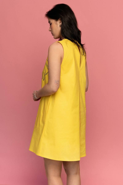 Платье JRSy 2314 желтый - фото 3