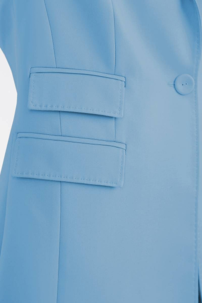 Блуза, брюки, жилет LeNata 31316 голубой - фото 4