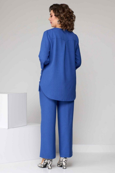 Блуза, брюки Асолия 1375 василек - фото 4