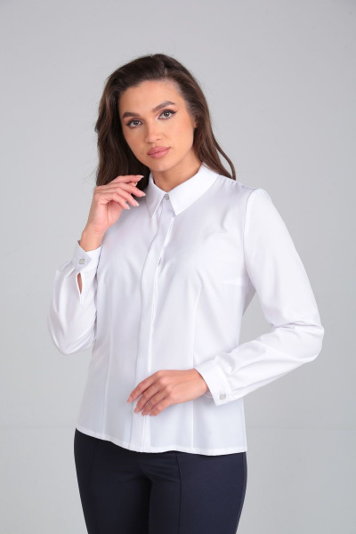 Блуза Lady Line 540 белый - фото 1