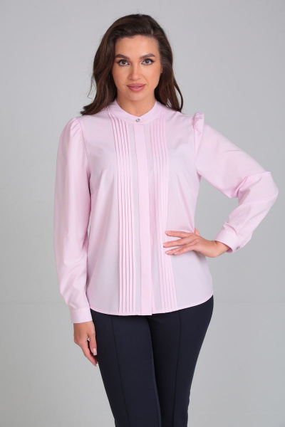 Блуза Lady Line 549 нежно-розовый - фото 1