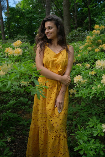 Платье PUR PUR 723/1 желтый - фото 1