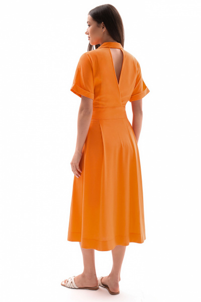 Платье Панда 142280w оранжевый - фото 2
