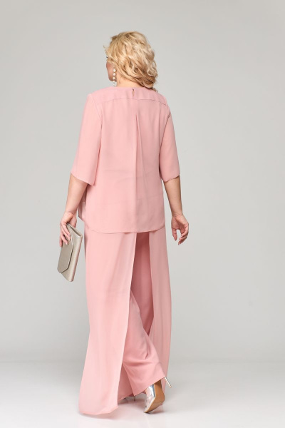 Блуза, брюки БАГРЯНИЦА 2212 розовый - фото 6