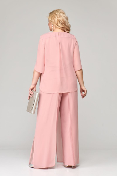 Блуза, брюки БАГРЯНИЦА 2212 розовый - фото 2