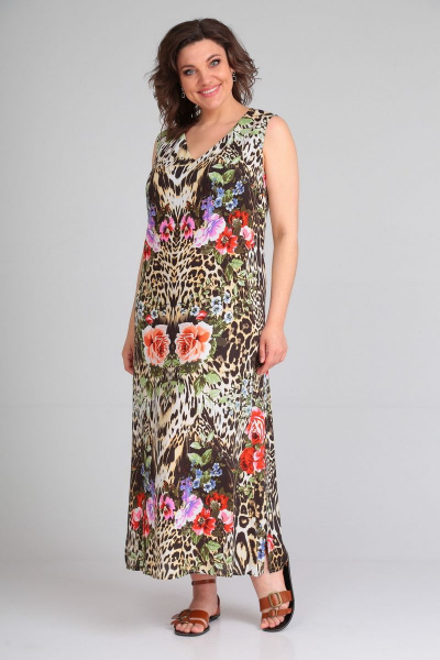 Платье Mubliz 048 леопард - фото 4