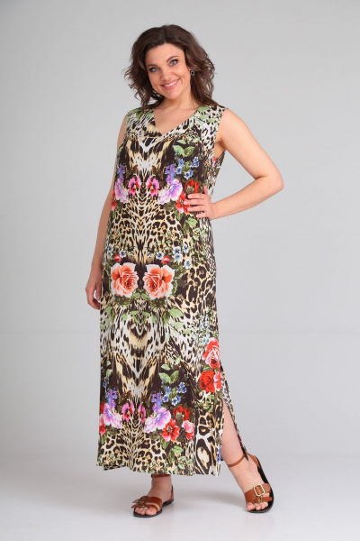 Платье Mubliz 048 леопард - фото 3