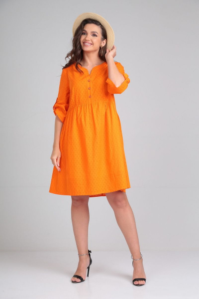 Платье Mubliz 054 оранж - фото 4