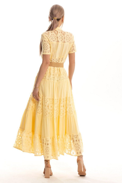 Платье Golden Valley 4917-1 желтый - фото 2