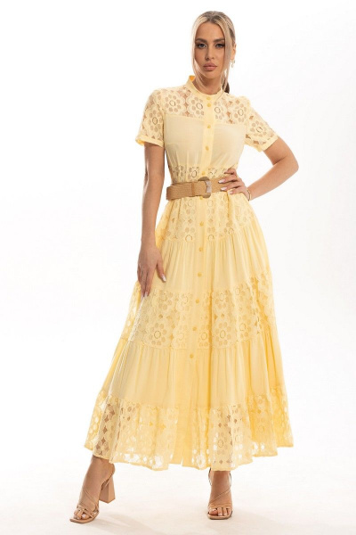 Платье Golden Valley 4917-1 желтый - фото 1