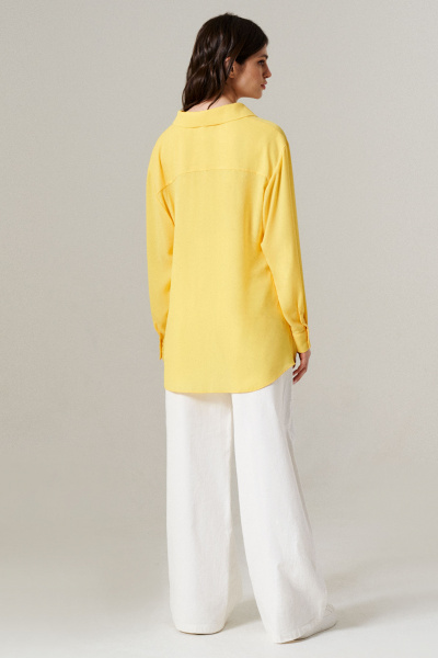 Рубашка Панда 148040w желтый - фото 3