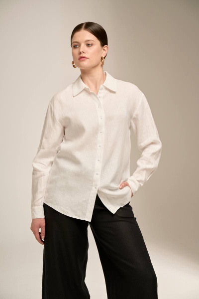Рубашка Nadex 20-081130/110-23_164 белый - фото 1